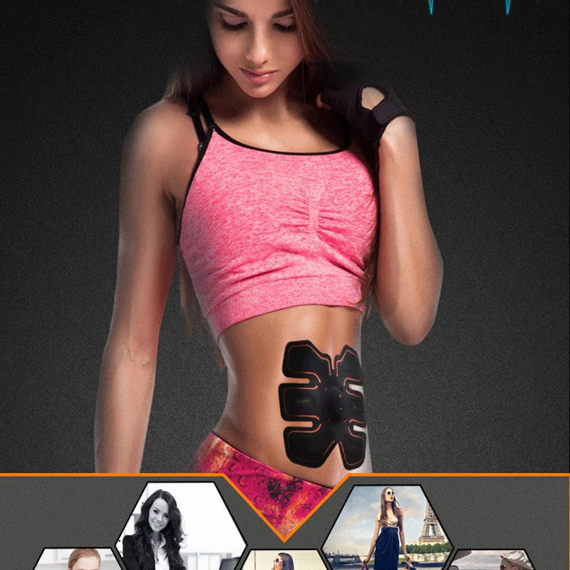 EMS Abdominal Muscle Stimulator &amp; Fitness Shaping Device | جهاز تحفيز عضلات البطن وتقوية اللياقة البدنية (EMS)
