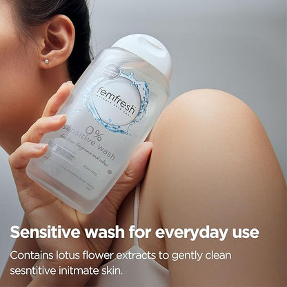 Femfresh 0% Sensitive Intimate Wash – Fragrance & Color Free | غسول فيم فريش للمناطق الحساسة ٠٪ – خالي من العطور والألوان