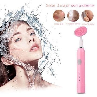Homeroye 4-in-1 Sonic Vibration Beauty Meter &amp; Facial Cleansing Brush | جهاز هوميروي ٤ في ١ للتنظيف والتدليك بالاهتزاز الصوتي