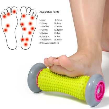Deep Tissue Foot Massage Roller for Plantar Fasciitis &amp; Pain Relief | رولر تدليك القدم للأنسجة العميقة وتخفيف آلام القدم