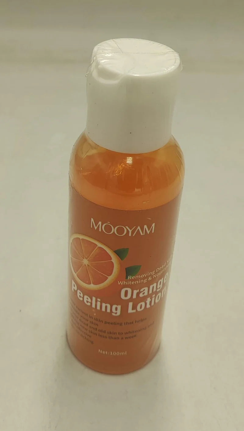 Mooyam Orange Peeling Lotion – Skin Brightening &amp; Exfoliating (100ml) | لوشن مويام بتقشير البرتقال – لتفتيح وتجديد البشرة (١٠٠ مل)