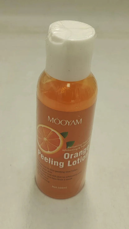Mooyam Orange Peeling Lotion – Skin Brightening &amp; Exfoliating (100ml) | لوشن مويام بتقشير البرتقال – لتفتيح وتجديد البشرة (١٠٠ مل)